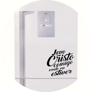 Adesivo de Casa Levo Cristo Comigo Onde Eu Estiver