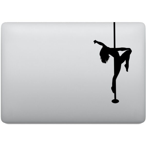 Adesivo de Notebook Mulher em Pole Dance