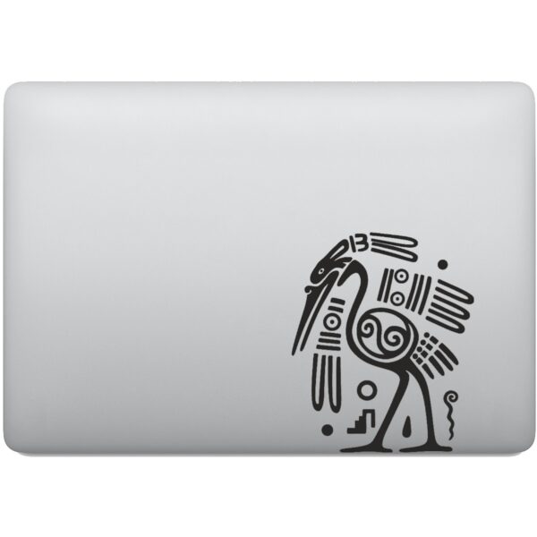 Adesivo de Notebook Pássaro Asteca Civilização Maia
