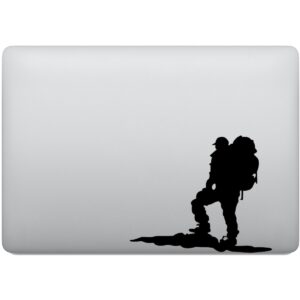 Adesivo de Notebook Homem Praticando Trekking