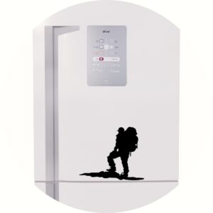 Adesivo de Casa Homem Praticando Trekking