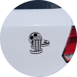 Adesivo de Carro Cinema Filmes e Pipoca