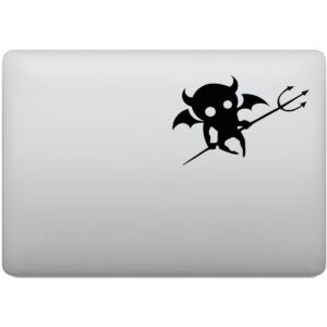 Adesivo de Notebook Diabinho Alado com Tridente