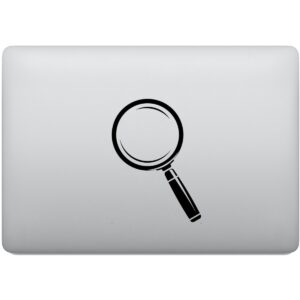 Adesivo de Notebook Lupa Lente de Aumento