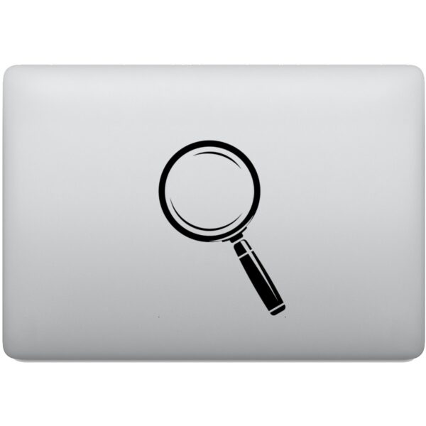 Adesivo de Notebook Lupa Lente de Aumento