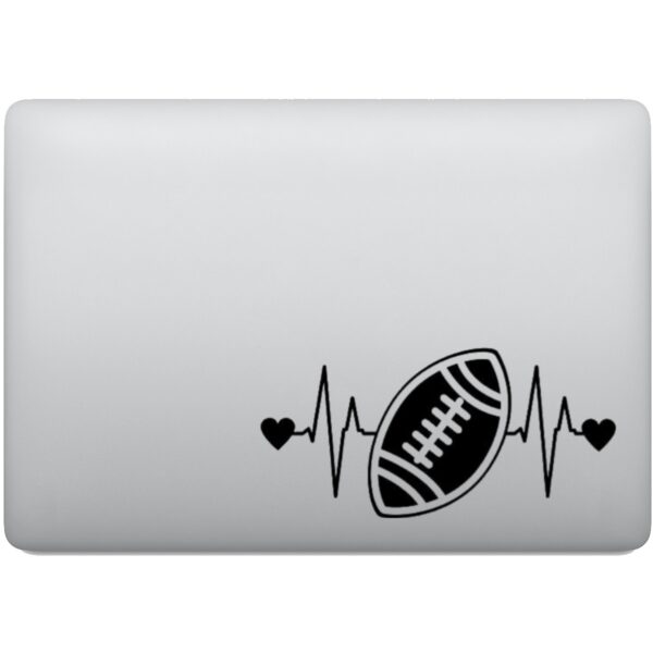 Adesivo de Notebook Futebol Americano na Veia