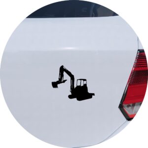 Adesivo de Carro Retroescavadeira Trator