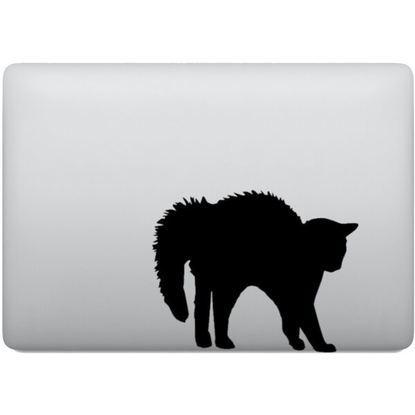 Adesivo de Notebook Gato Arrepiado