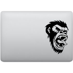 Adesivo de Notebook Gorila Animal Feroz