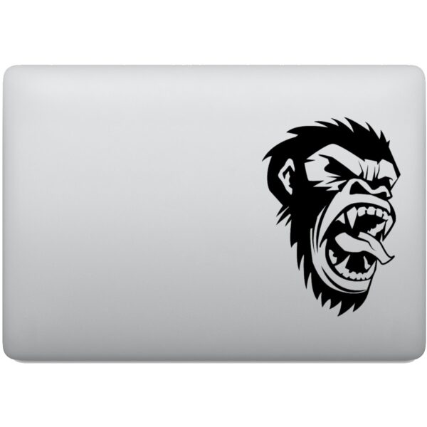 Adesivo de Notebook Gorila Animal Feroz