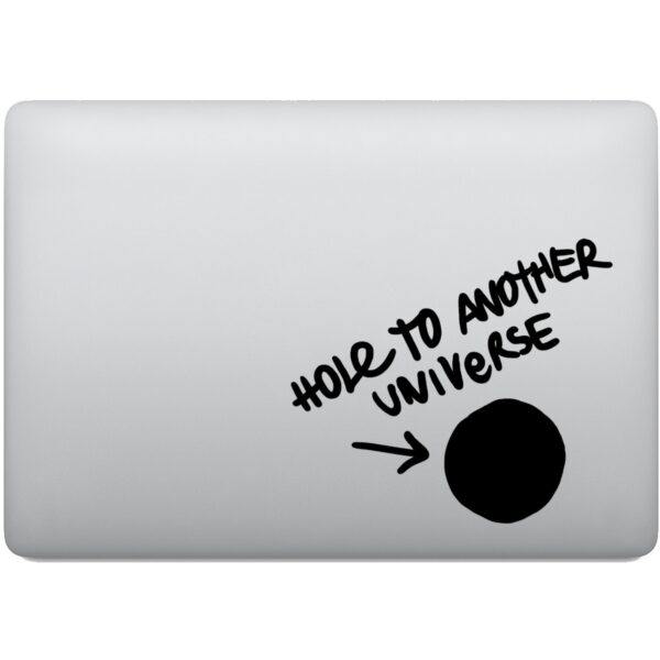 Adesivo de Notebook Universo Buraco Negro