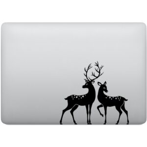 Adesivo de Notebook Casal de Veadinhos Natureza