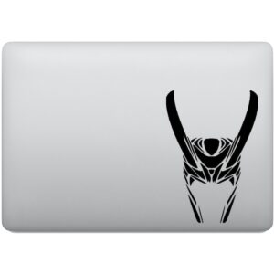 Adesivo de Notebook Capacete Deus Loki Mitologia Nórdica