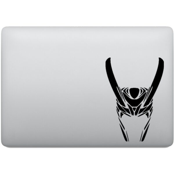 Adesivo de Notebook Capacete Deus Loki Mitologia Nórdica