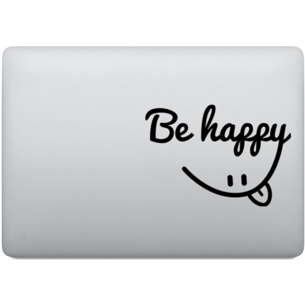 Adesivo de Notebook Be Happy Smile