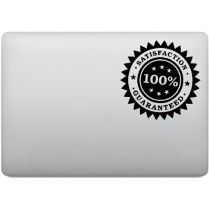 Adesivo de Notebook Selo Satisfação 100% Garantida