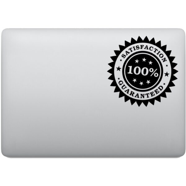 Adesivo de Notebook Selo Satisfação 100% Garantida