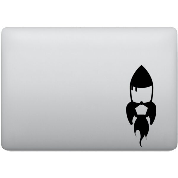 Adesivo de Notebook Foguete Decolando