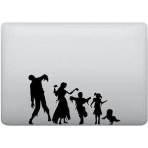 Adesivo de Notebook Familia Zumbi Terror