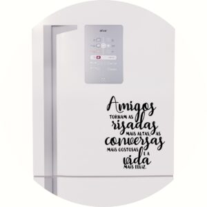 Adesivo de Casa Frase dos Amigos