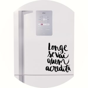 Adesivo de Casa Longe Se Vai Quem Acredita