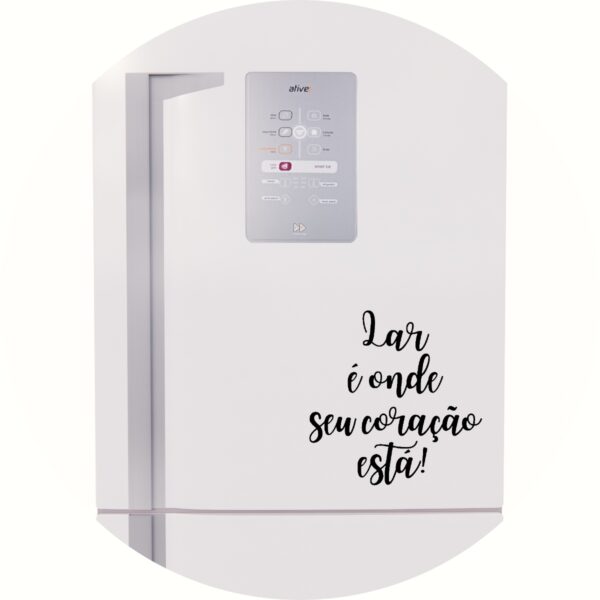 Adesivo de Casa Lar É Onde Seu Coração Está