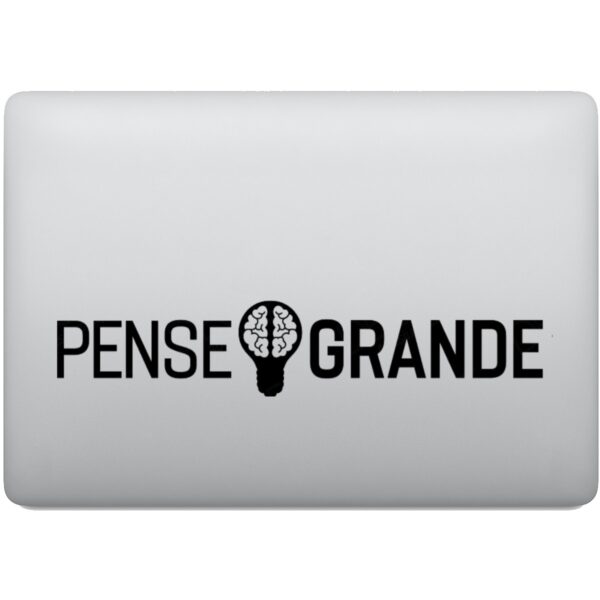 Adesivo de Notebook Pense Grande