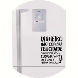 Adesivo de Casa Dinheiro Não Compra Felicidade