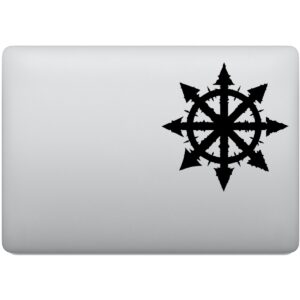 Adesivo de Notebook Estrela Símbolo do Caos