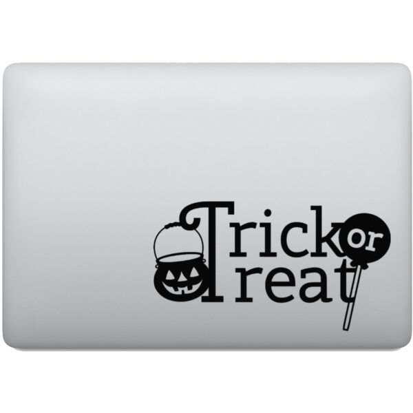 Adesivo de Notebook Halloween Doces ou Travessuras