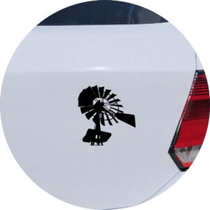 Adesivo de Carro Moinho de Vento