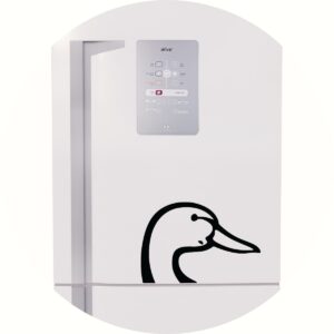 Adesivo de Casa Pato Cisne Espiando