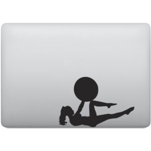 Adesivo de Notebook Pilates Com Bola