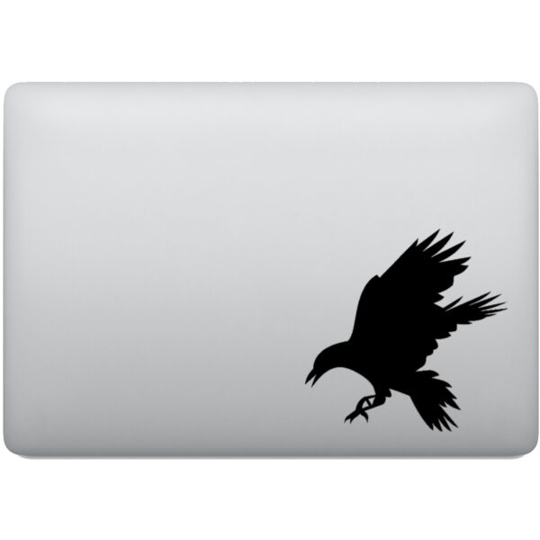 Adesivo de Notebook Corvo Voando