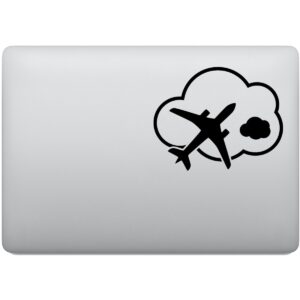 Adesivo de Notebook Avião Aeronave no Céu