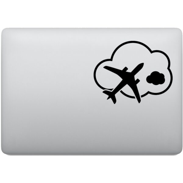 Adesivo de Notebook Avião Aeronave no Céu