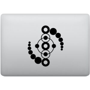 Adesivo de Notebook Crop Circle Extra Terrestre