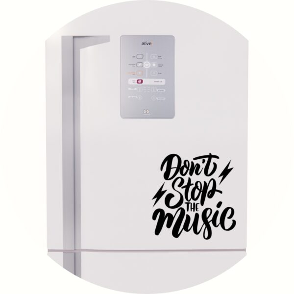 Adesivo de Casa Don't Stop The Music