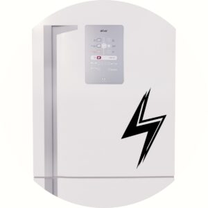 Adesivo de Casa Raio Relâmpago de Luz