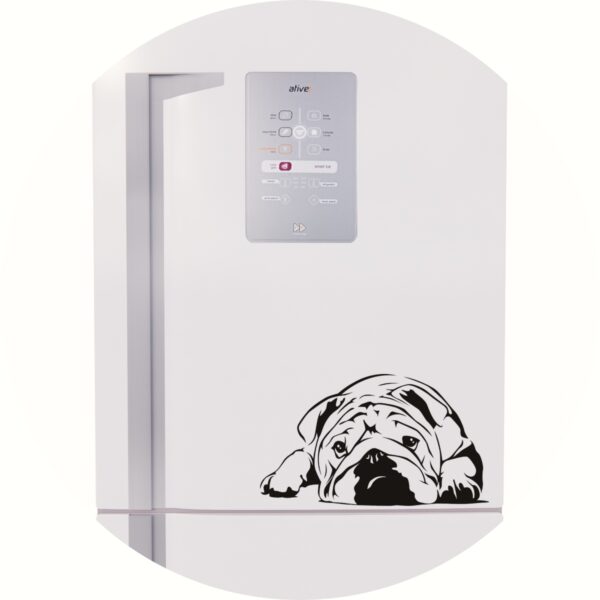 Adesivo de Casa Bulldog Inglês Filhote