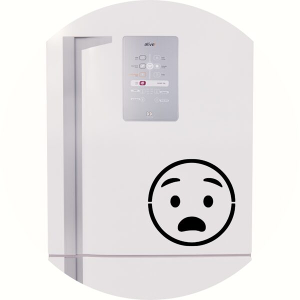 Adesivo de Casa Emoji Susto Espanto