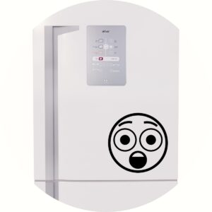 Adesivo de Casa Emoji Assustado