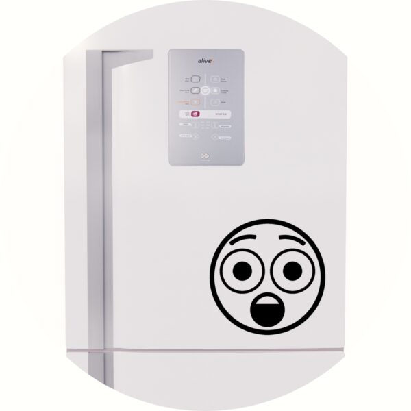 Adesivo de Casa Emoji Assustado