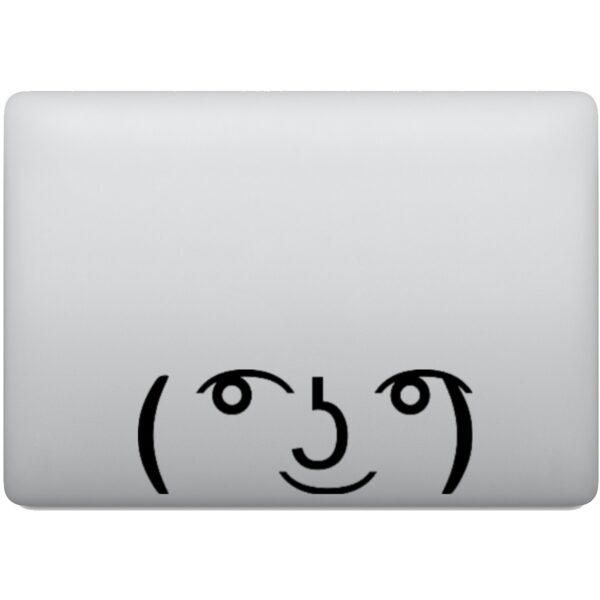 Adesivo de Notebook Lenny Face Meme