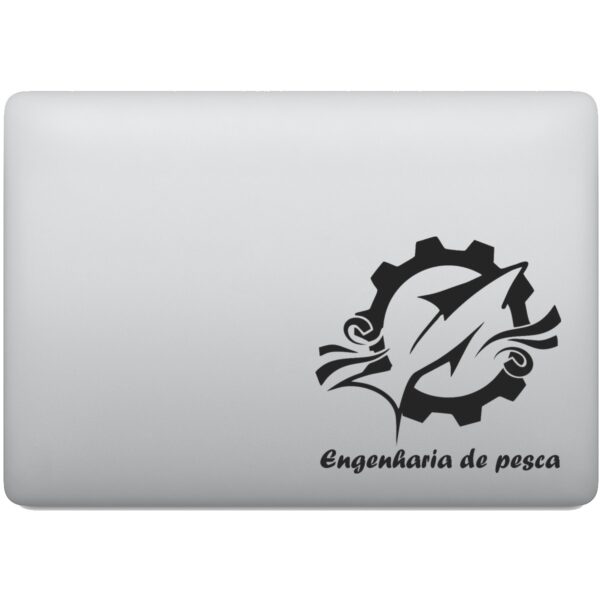 Adesivo de Notebook Profissão Engenharia de Pesca