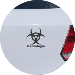 Adesivo de Carro Radiologista Profissão em Radiologia
