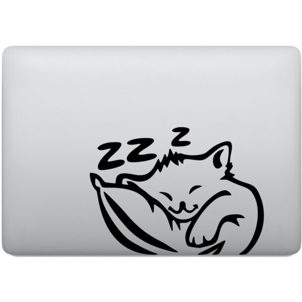 Adesivo de Notebook Gatinho Dormindo