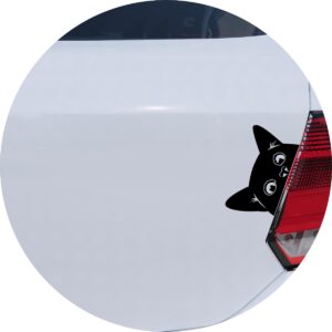 Adesivo de Carro Gatinho Curioso Espiando