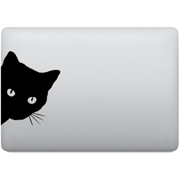 Adesivo de Notebook Gato Espiando