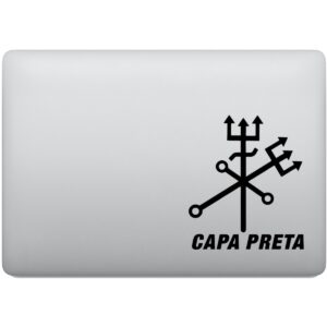 Adesivo de Notebook Exu Capa Preta Umbanda